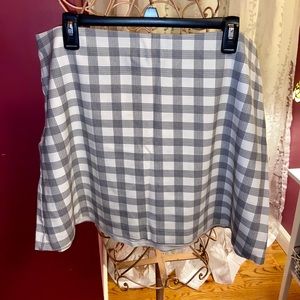 Express Checkered Skirt